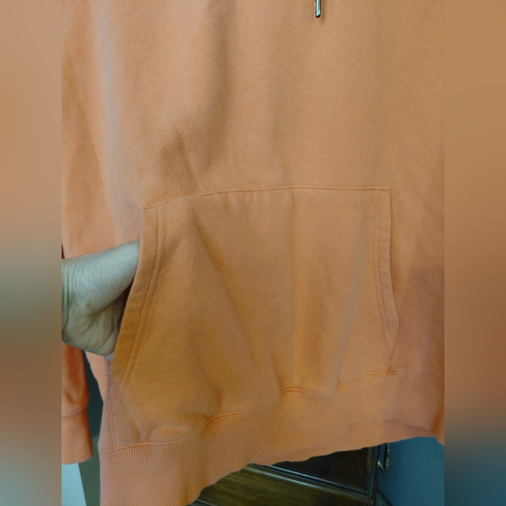The North Face Orange Hoodie Sweatshirt - Picture 7 of 9